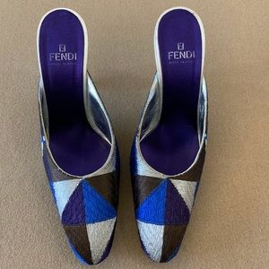 Fendi Patchwork Heels